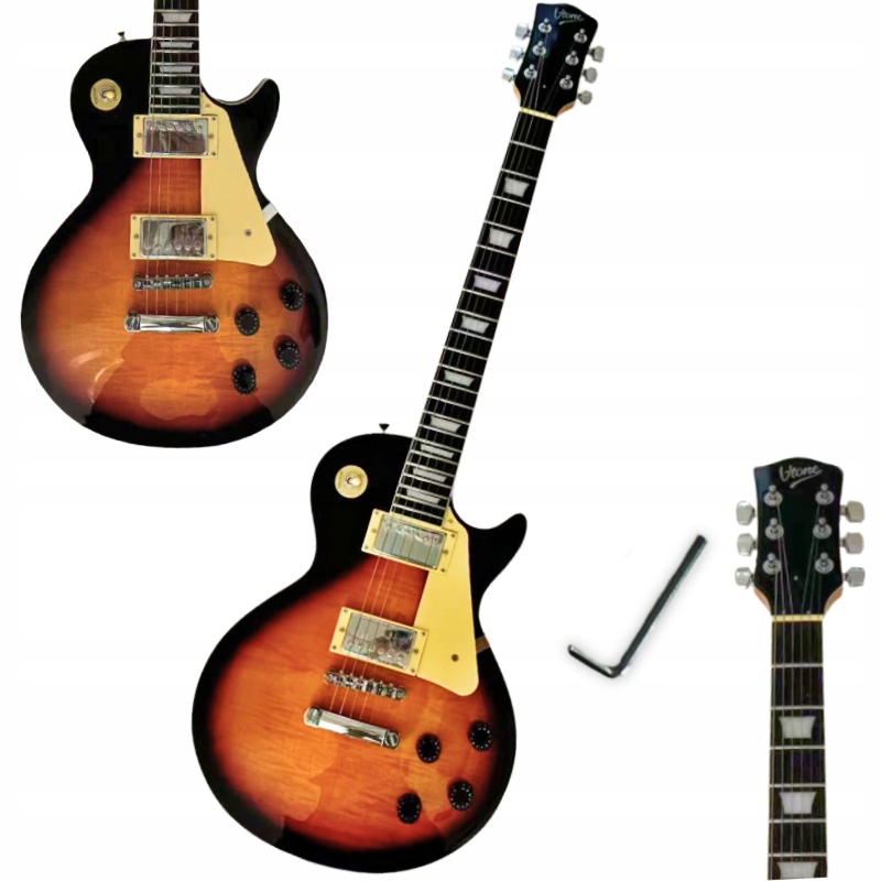 V-TONE GLP39 SBT – Gitara elektryczna Les Paul 4/4 w kolorze sunburst