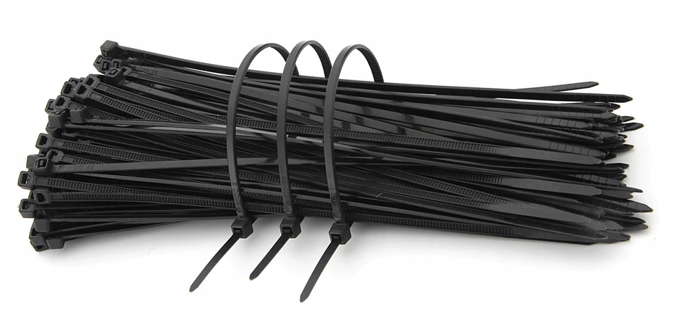 Opaski zaciskowe 3,5mm / 150mm czarne 100 szt. VOZ-35150B Vayox – Idealne rozwiązanie do porządkowania kabli