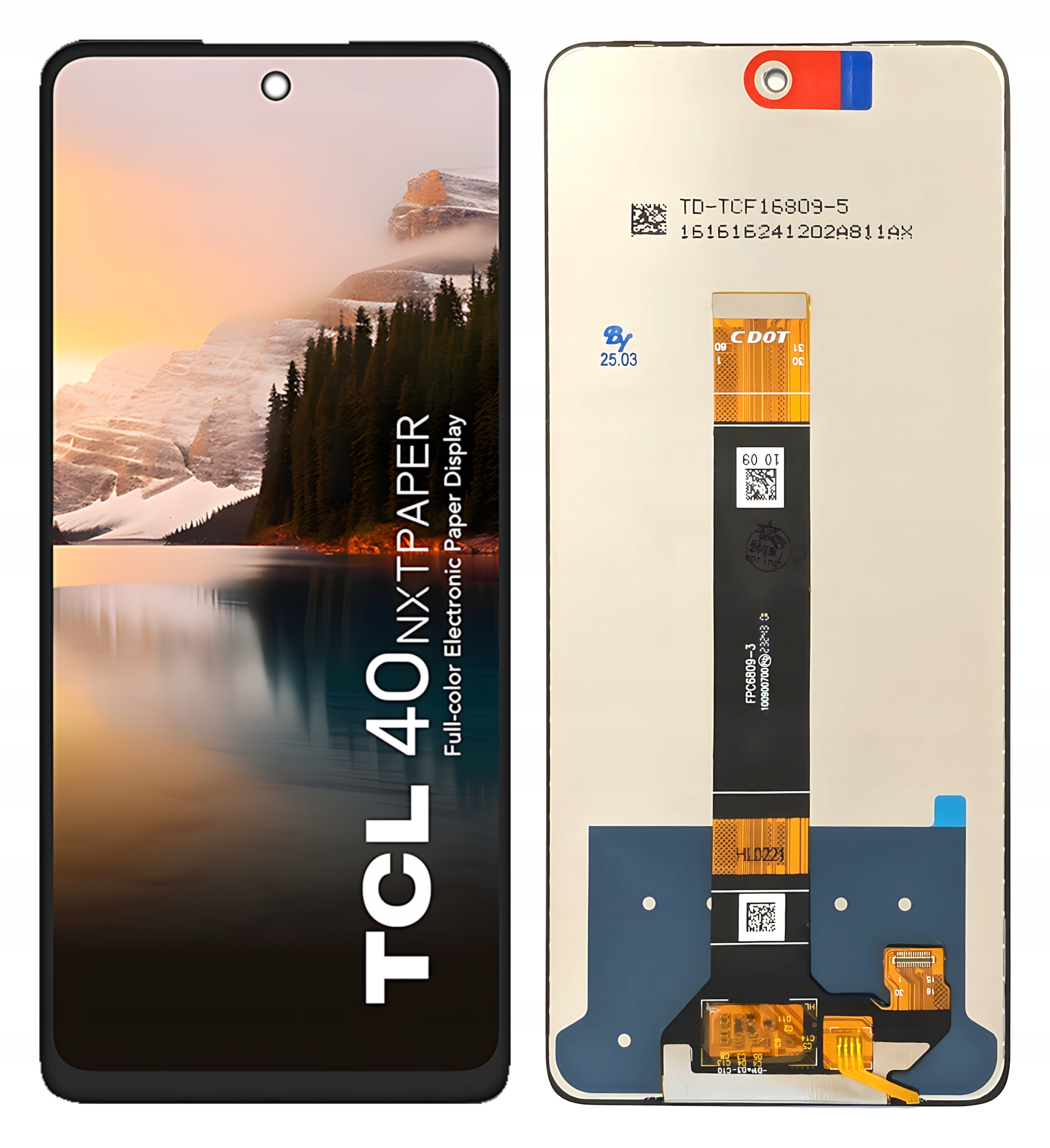 LCD EKRAN WYŚWIETLACZ SZYBKA DOTYK DO TELEFONU TCL 40 NXTPAPER – Wysoka jakość i niezawodność