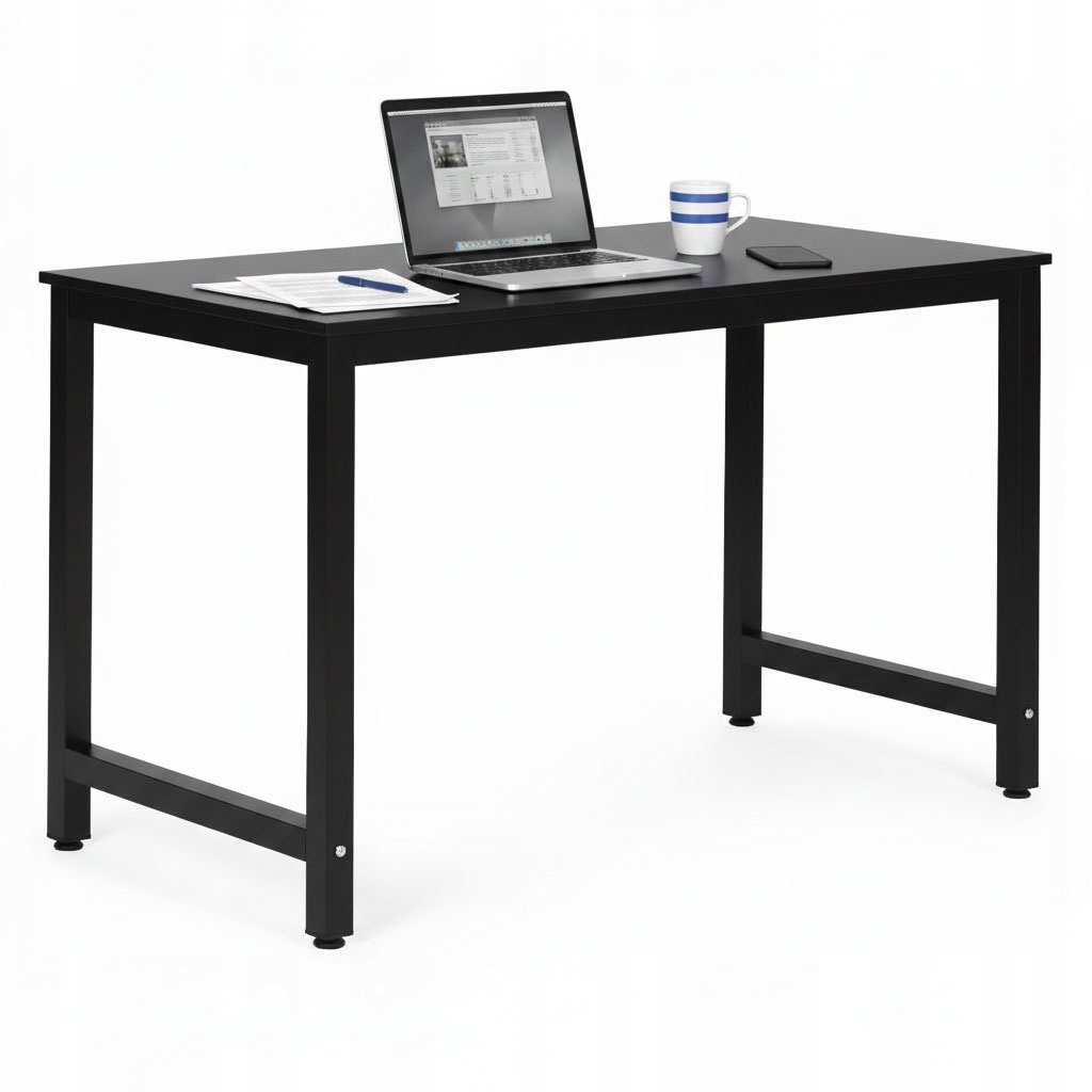 Biurko komputerowe ModernHome MDF 120x60 cm – Idealne do pracy i nauki