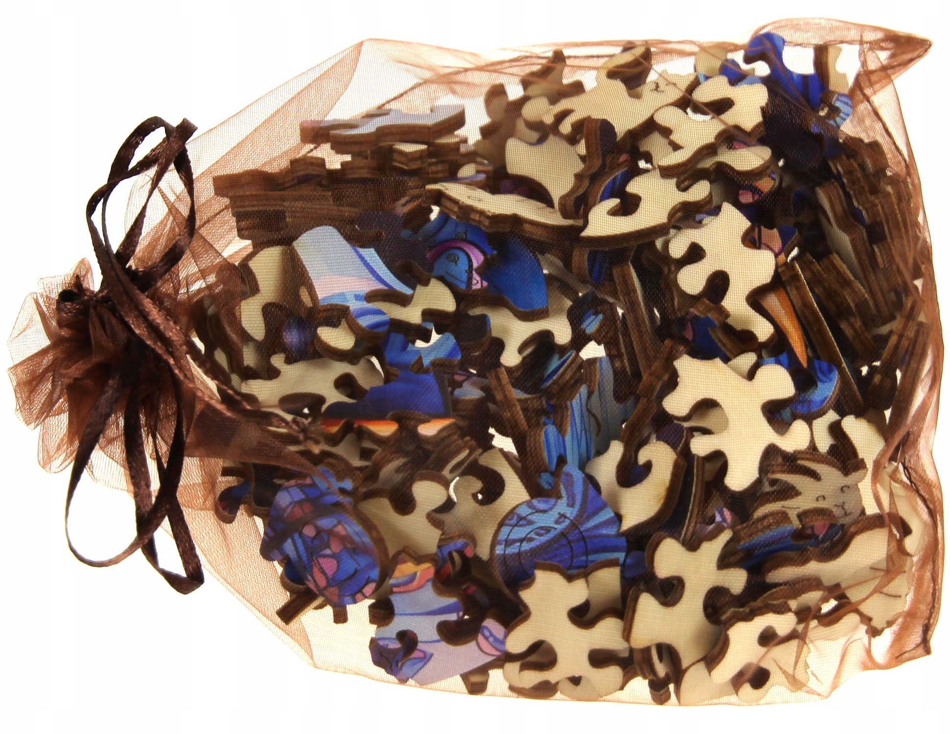 Unikalne kształty elementów puzzli