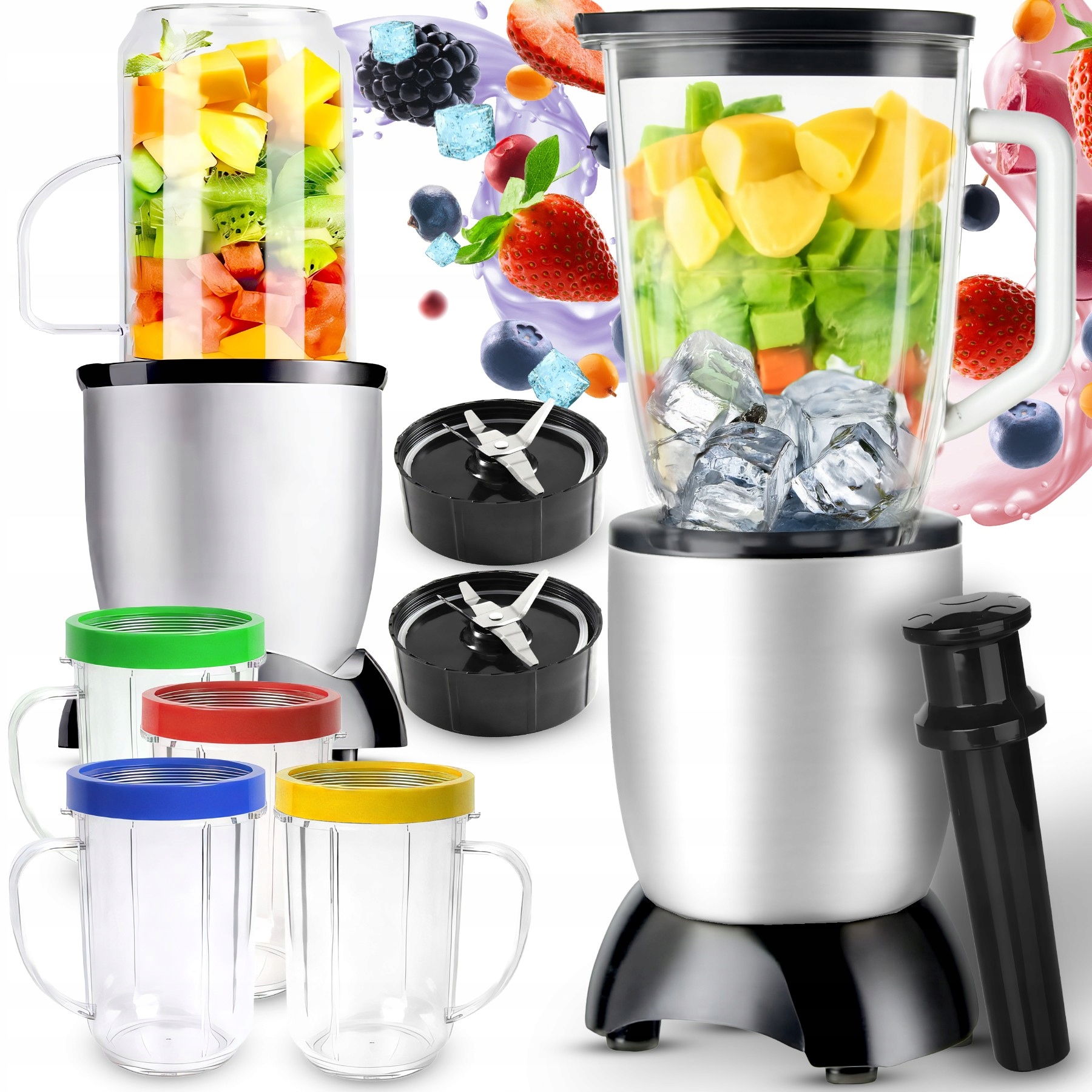 Blender kielichowy z funkcją sokowirówki RETOO E606-1 – Idealny pomocnik w kuchni