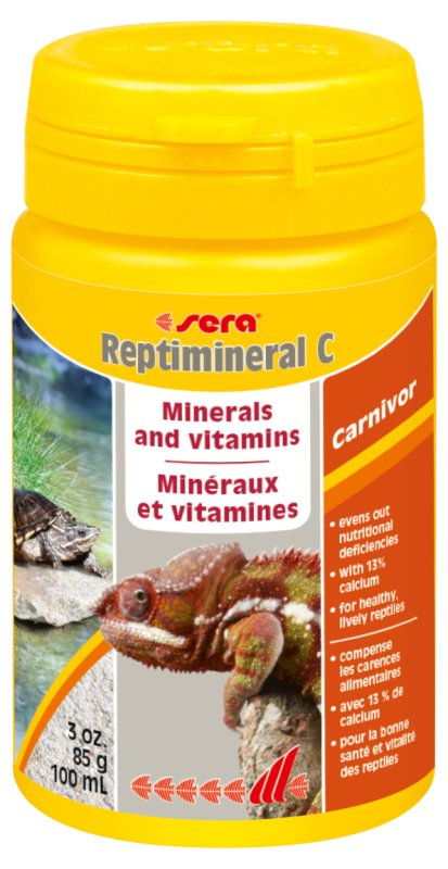 Sera Reptimineral C 100 ml – Uzupełnienie diety dla gadów mięsożernych