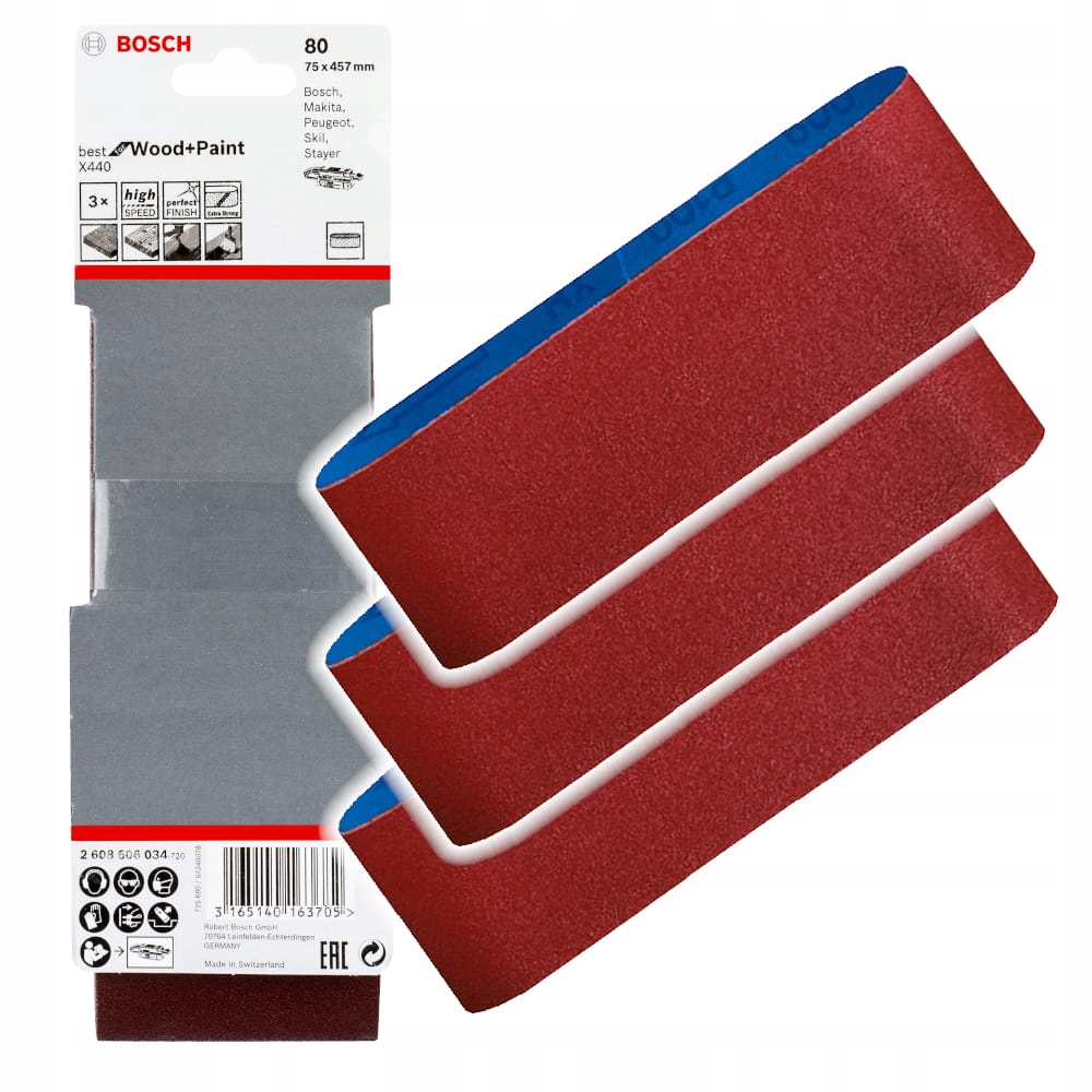 Zalety taśmy szlifierskiej X440 Best for Wood and Paint