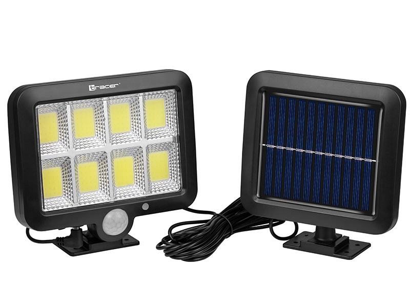 Lampa solarna LED z czujnikiem ruchu TRACER JUPITER – Idealne oświetlenie do ogrodu