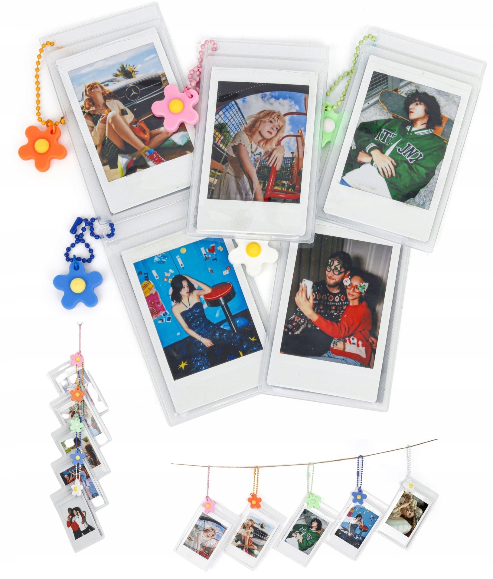 5x Futerał Etui Ramki Wiszące na Zdjęcia do Fuji INSTAX Mini – Przechowuj wspomnienia w stylu