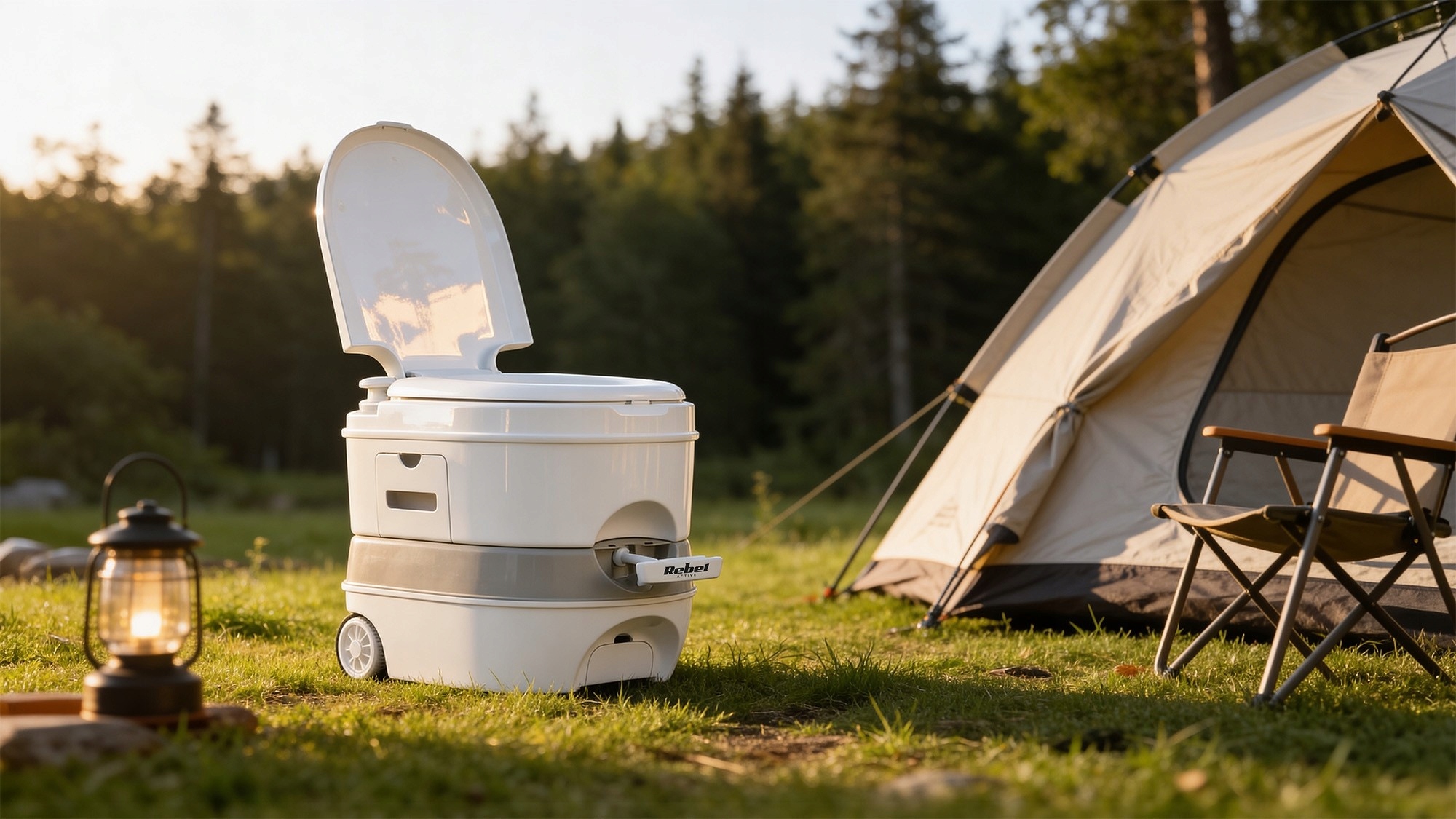 Przenośna toaleta turystyczna 24L / 20L – Komfort w każdej sytuacji