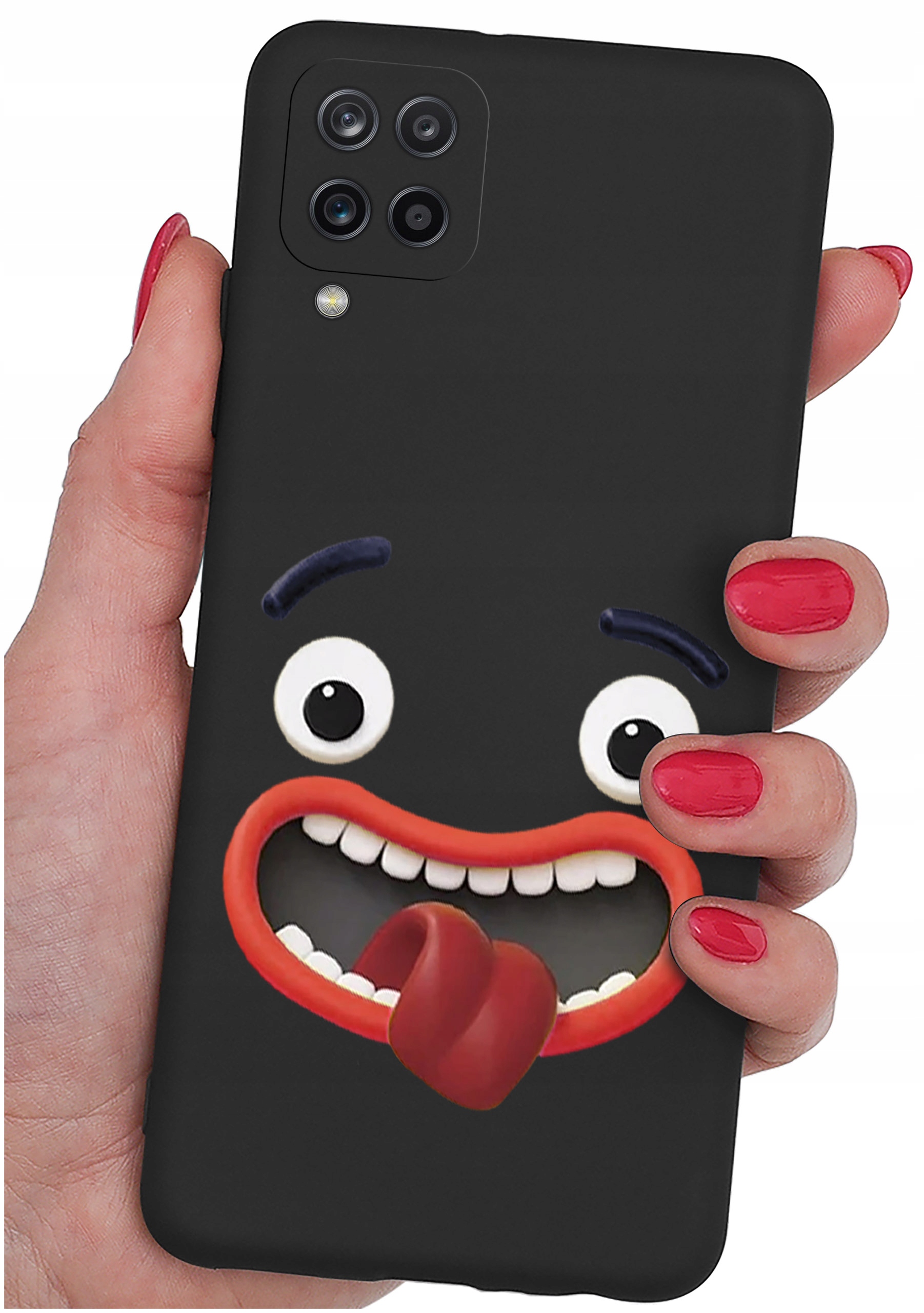 Etui do Samsung Galaxy A12 | M12 WZORY | SILIKONOWE MATT CASE + SZKŁO HARTOWANE 9H – Ochrona i styl w jednym