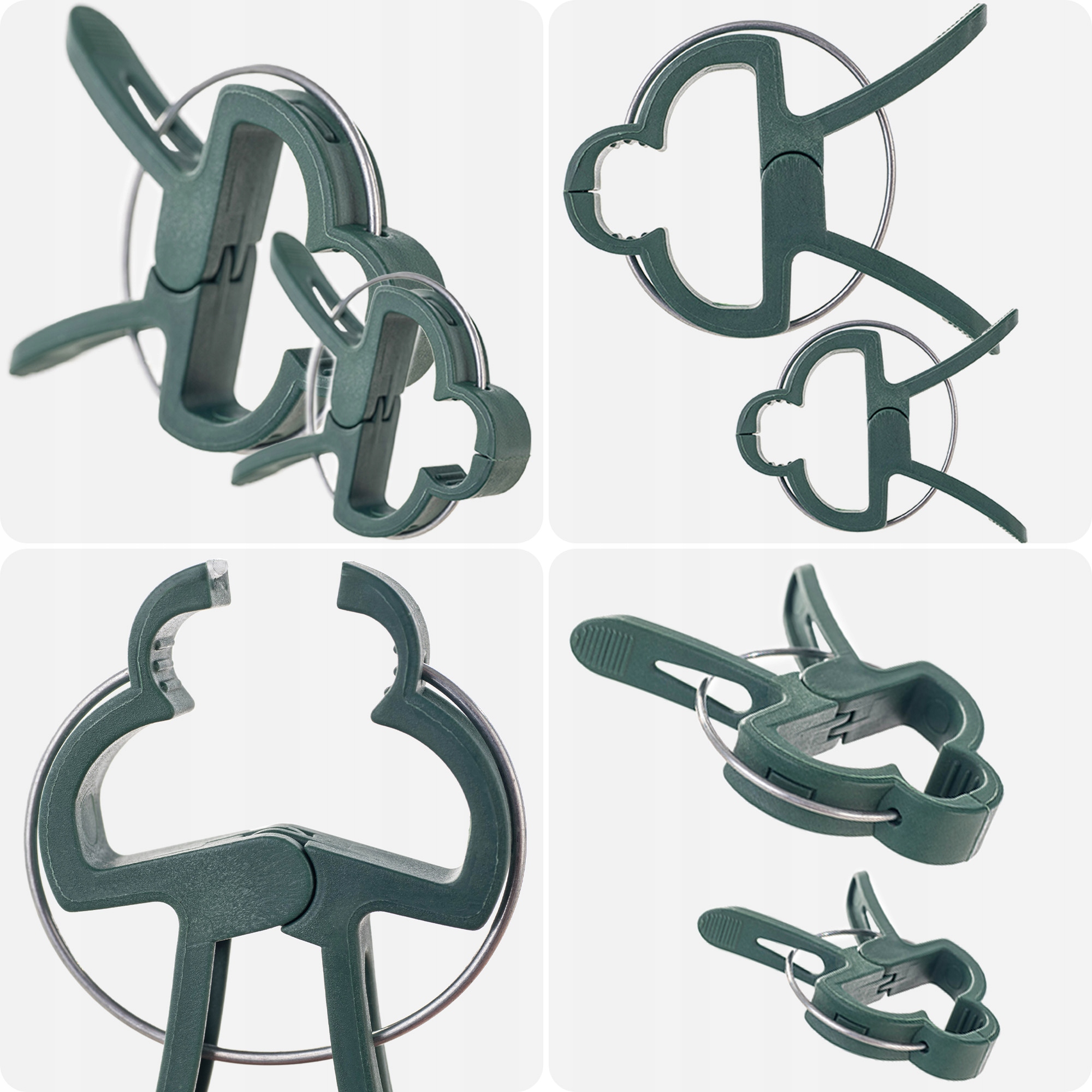 Szeroki zakres rozmiarów klipsów do mocowania