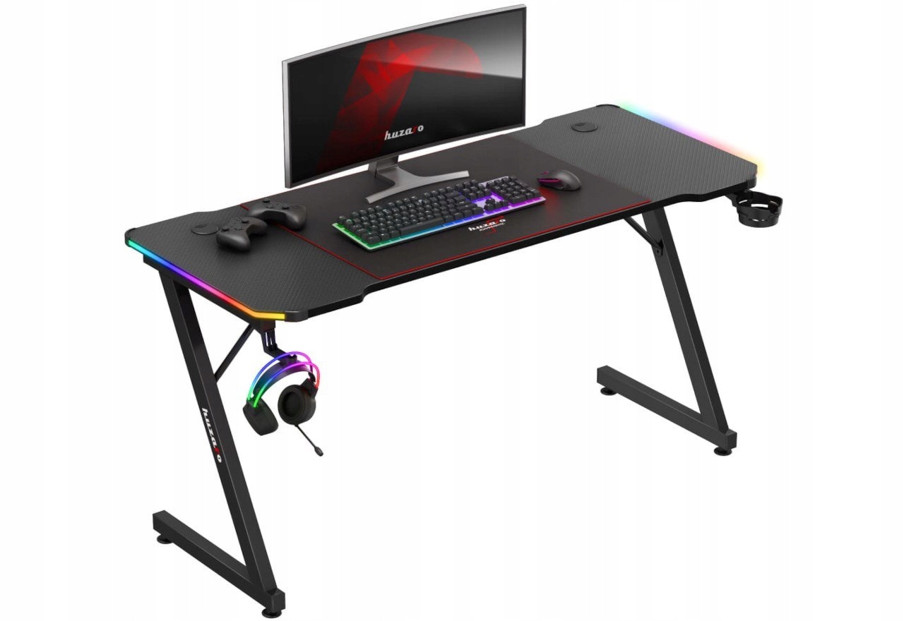 Biurko Gamingowe Huzaro Hero 3.3 RGB – Idealne dla graczy