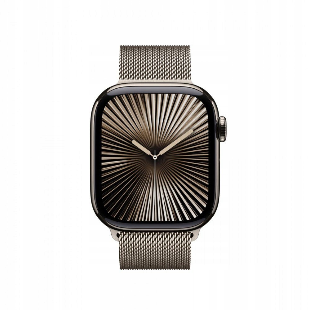 Apple Bransoleta mediolańska w kolorze naturalnym do koperty 42 mm – Elegancja i styl na Twoim nadgarstku