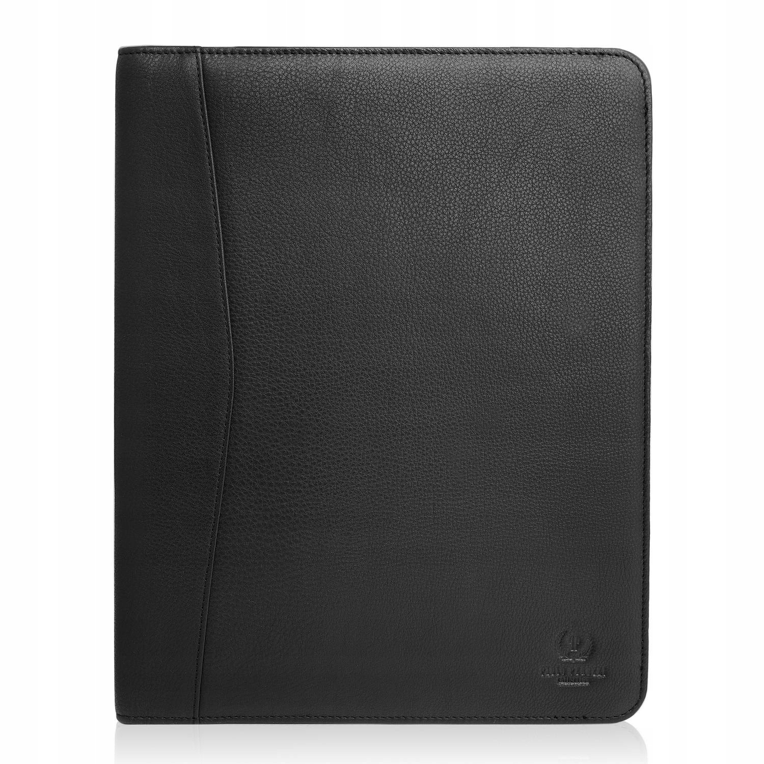 Skórzany biwuar A4 organizer na dokumenty aktówka Paolo Peruzzi T-42-BL – Elegancja i funkcjonalność w jednym