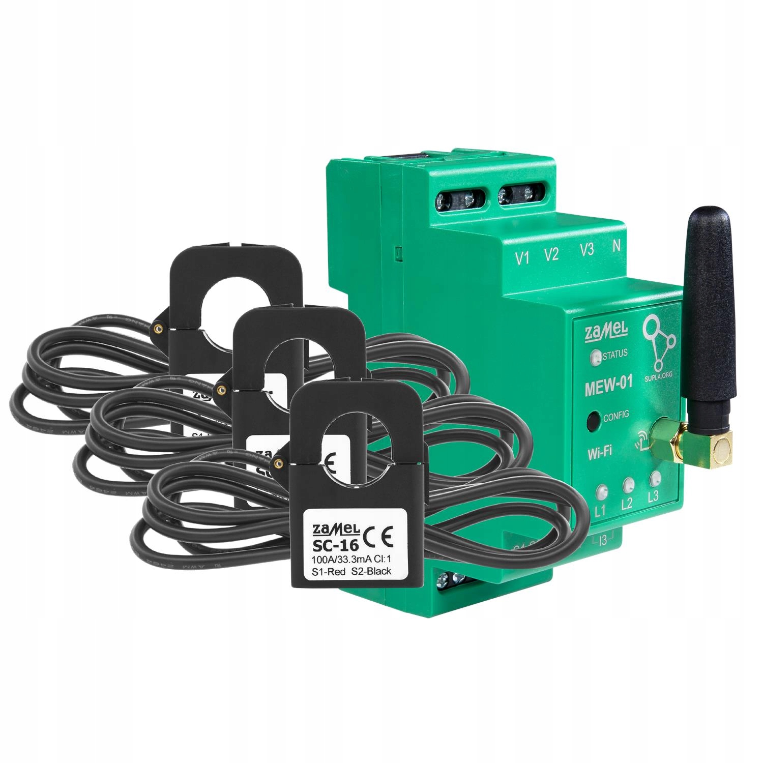 Monitor energii elektrycznej Wi-Fi 3F+N MEW-01 – Inteligentne zarządzanie energią w Twoim domu