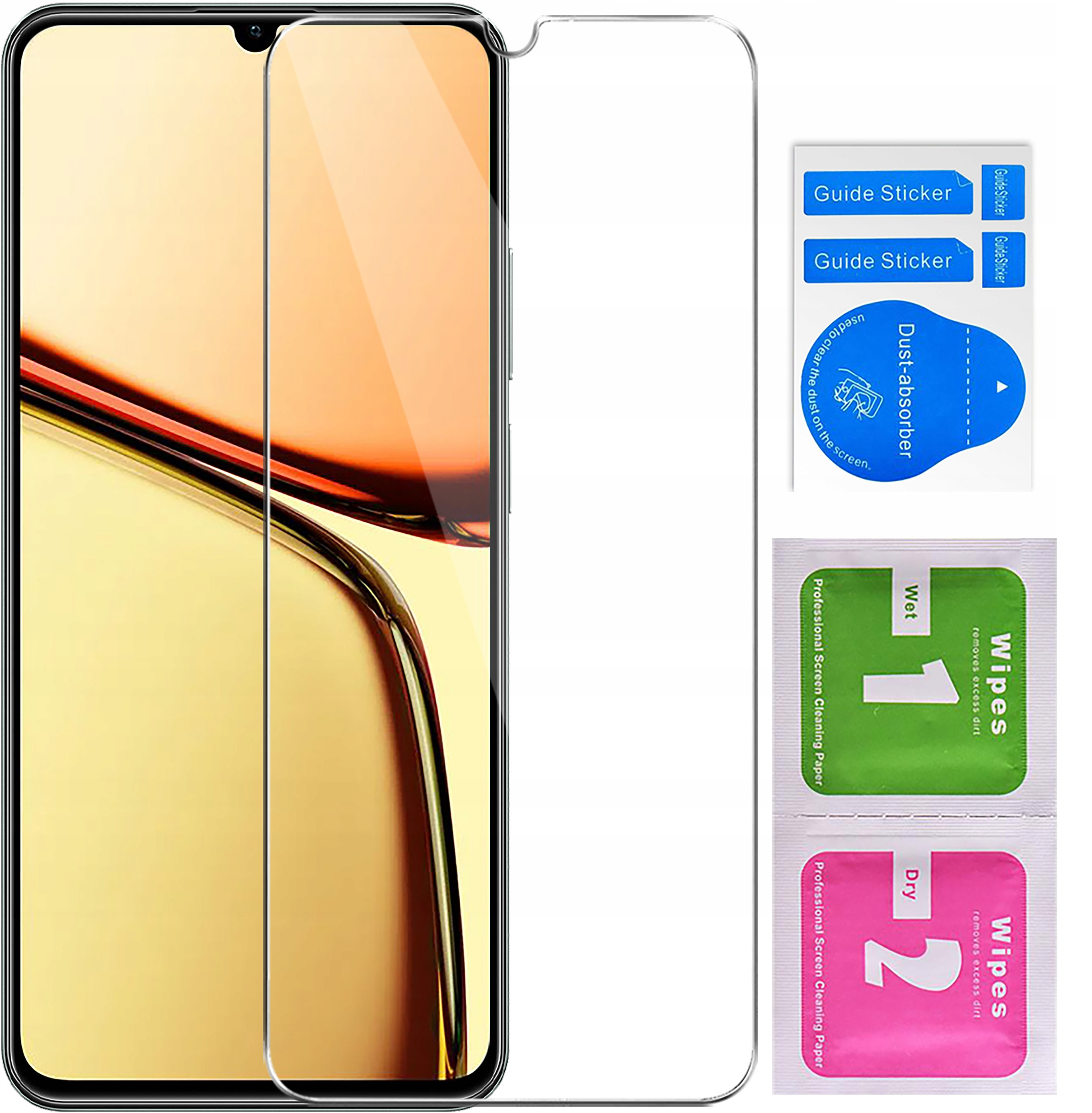 Zestaw zawiera szkło hartowane 9H