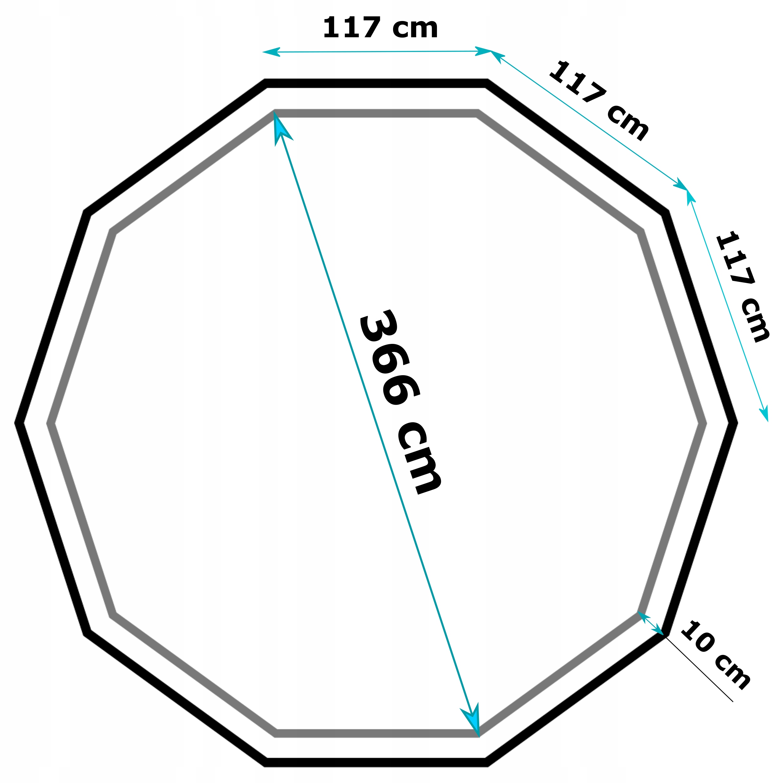 Pokrywa na Basen Ogrodowy 366cm – Ochrona i wygoda w jednym