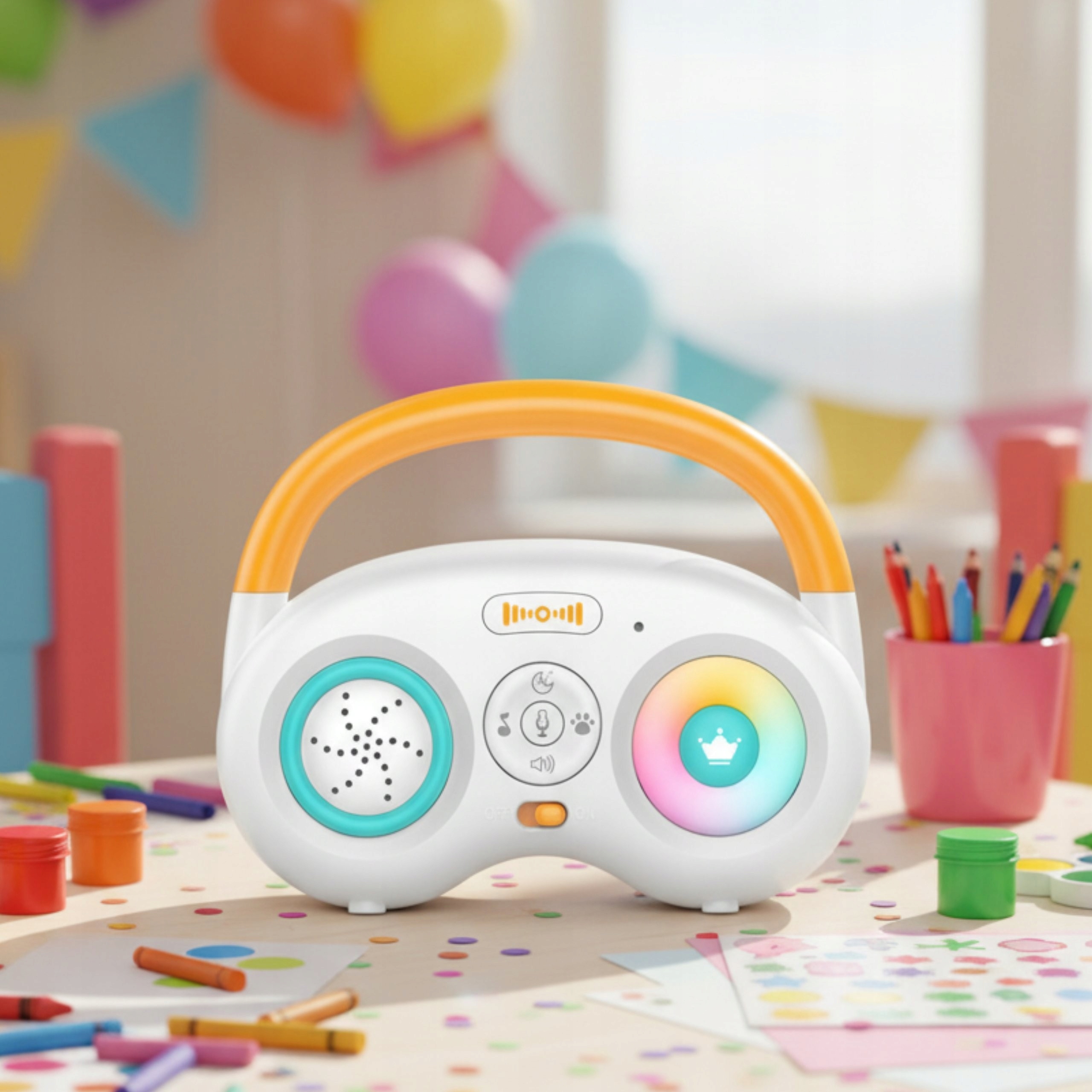 WOOPIE BABY Interaktywny Odtwarzacz Muzyczny – Idealny towarzysz zabaw dla najmłodszych