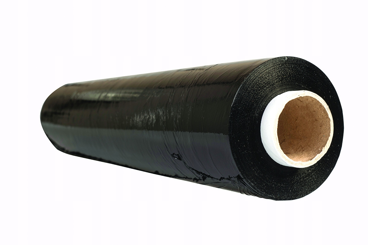 Folia stretch ręczna czarna 2,5 kg – Idealna do owijania paczek