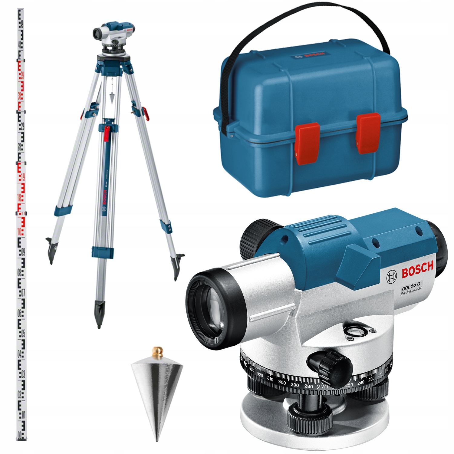 Niwelator optyczny Bosch GOL 20 G – Precyzyjne narzędzie dla profesjonalistów