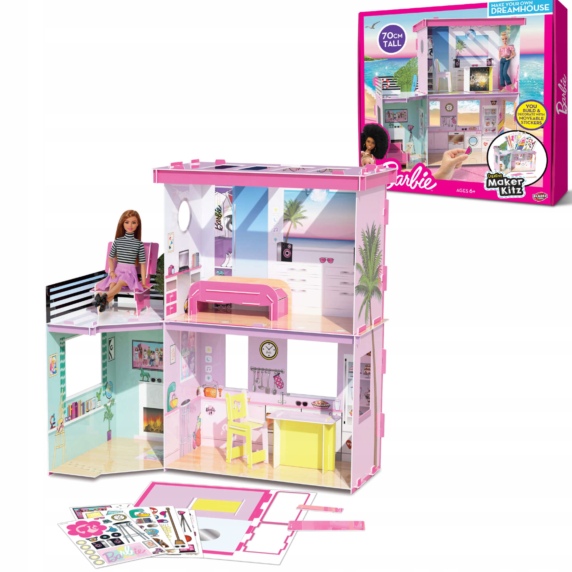 Wysokość i wymiary domku dla lalek Barbie