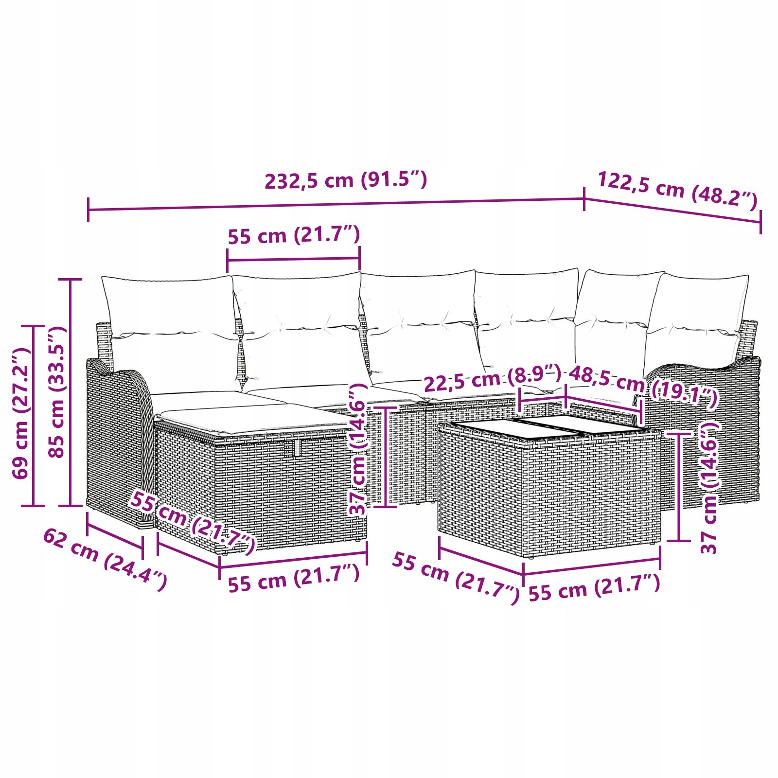 Wyjątkowy komfort dzięki miękkim poduszkom