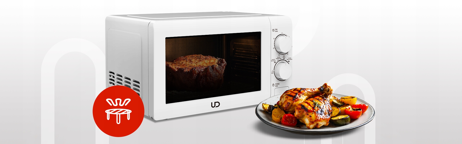 Elegancki design – Biała obudowa pasująca do każdego wnętrza