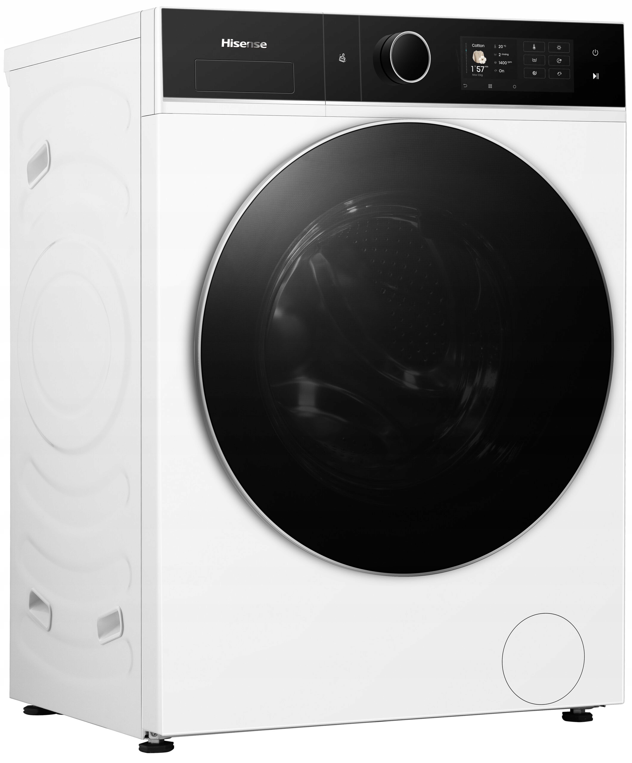 Wysoka prędkość obrotowa 1400 apgr/min – Skuteczne odwirowanie ubrań