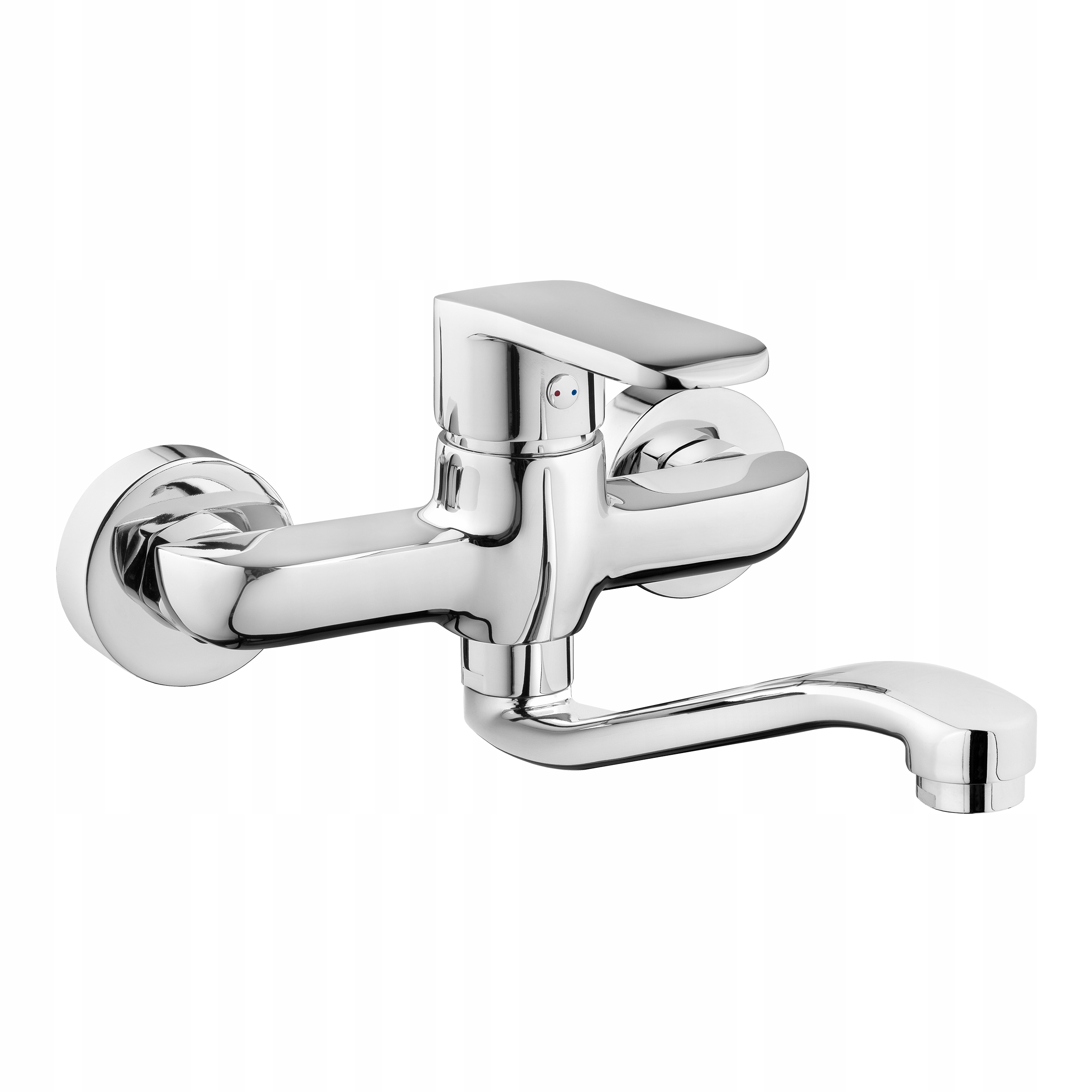 Bateria zlewozmywak SC Siros wylewka 215 cm chrom – Elegancja i funkcjonalność w Twojej kuchni