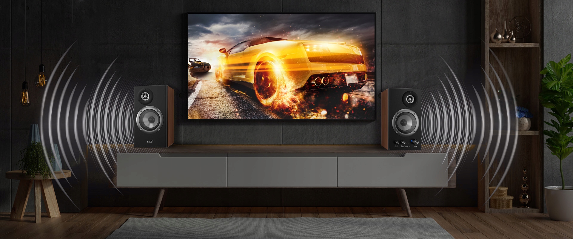 Genius Głośniki SP-HF1200B – Doskonałe brzmienie w Twoim domu