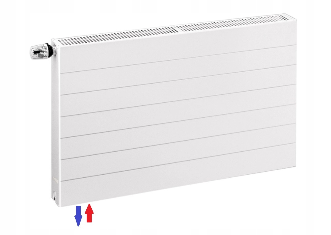 Gładki panel czołowy z eleganckimi przetłoczeniami