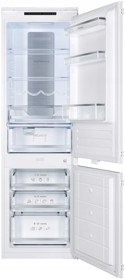 Lodówka Amica Chłodziarko-zamrażarka BK3055.6NFM(E) – Nowoczesne rozwiązanie do Twojej kuchni
