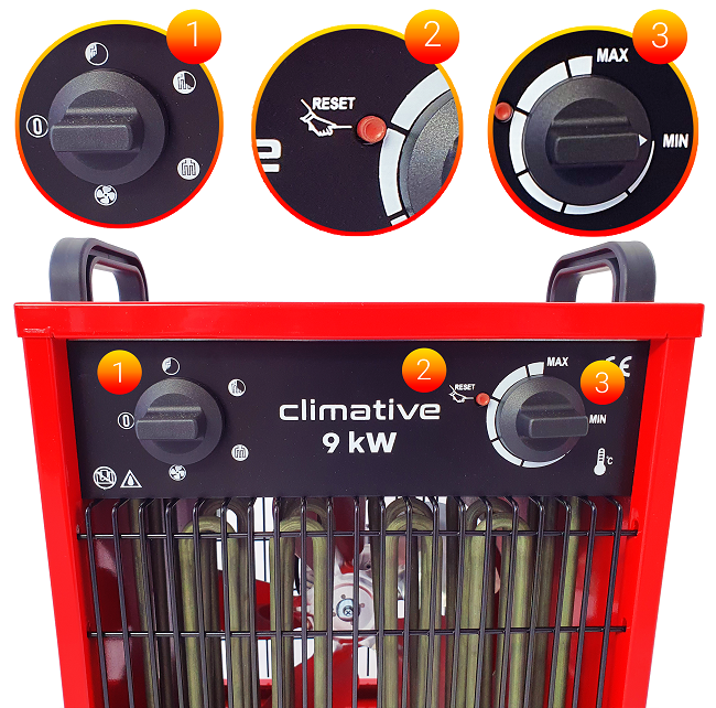 Climative EH-9 panel sterujący termostat