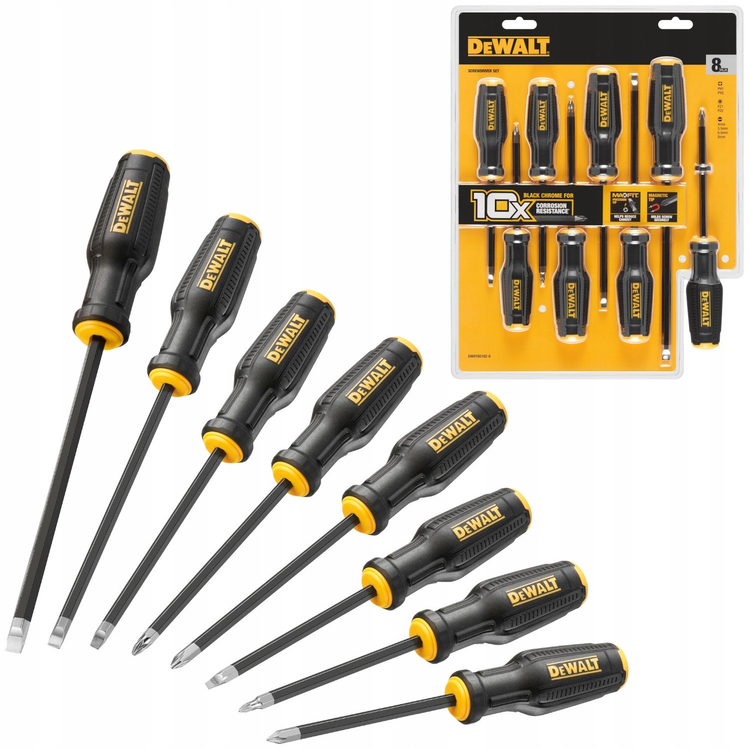 Zestaw Wkrętaków DeWalt DWHT65102-0 MAXFIT – Niezawodna jakość i wydajność