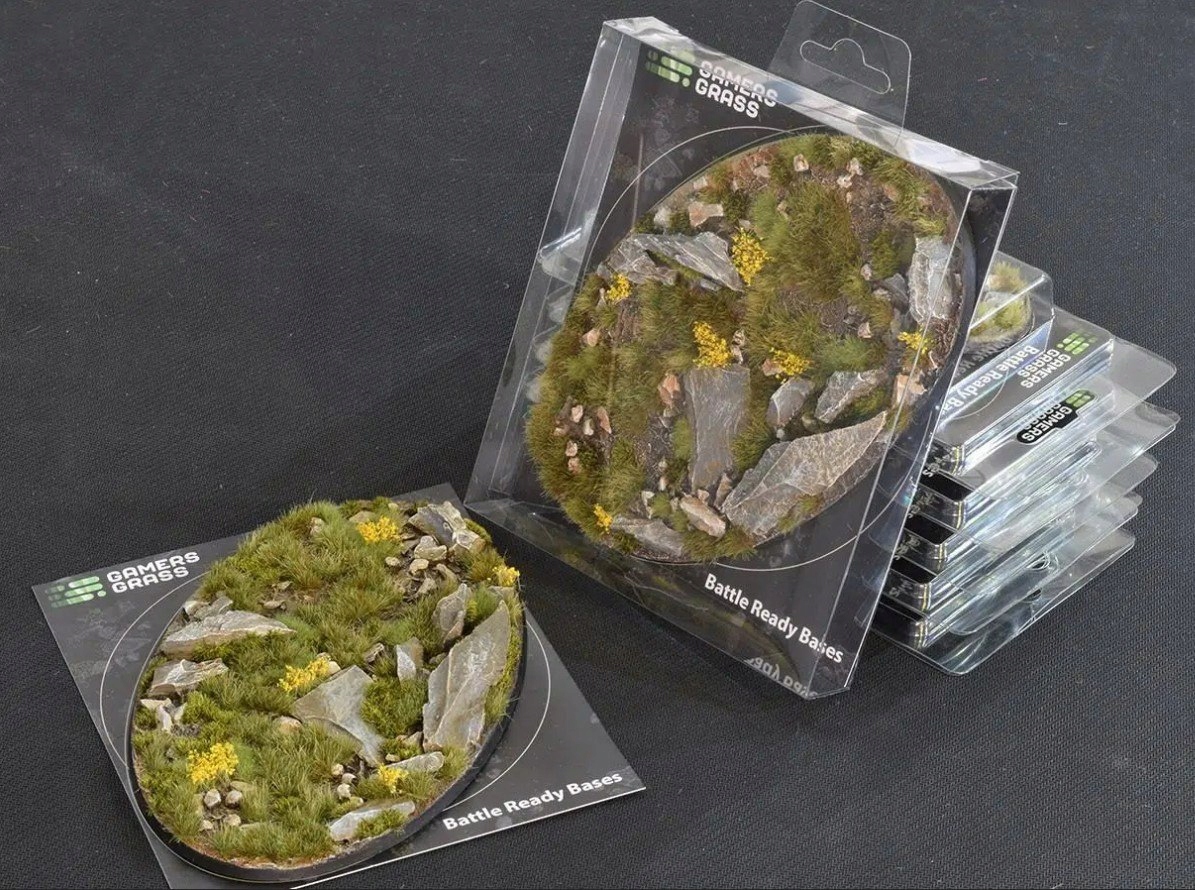 Gamers Grass: Highland Bases Oval 170 mm (1 szt.) – Gotowe podstawki do Twoich figurek