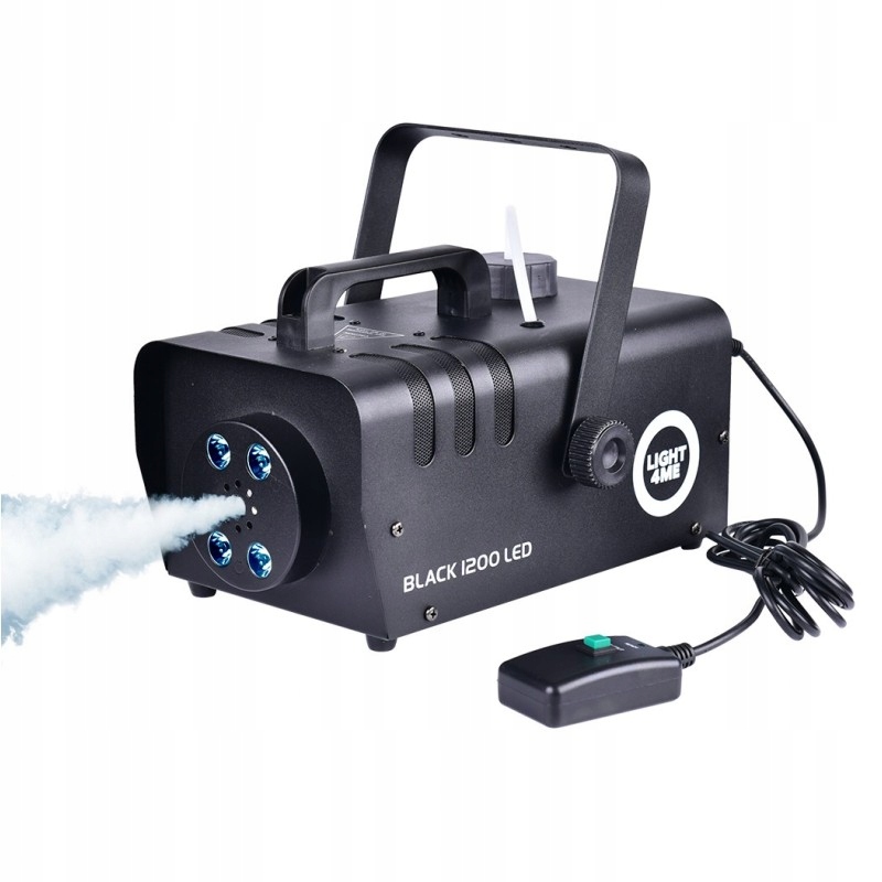 LIGHT4ME BLACK 1200 – Wytwornica dymu do efektów wizualnych