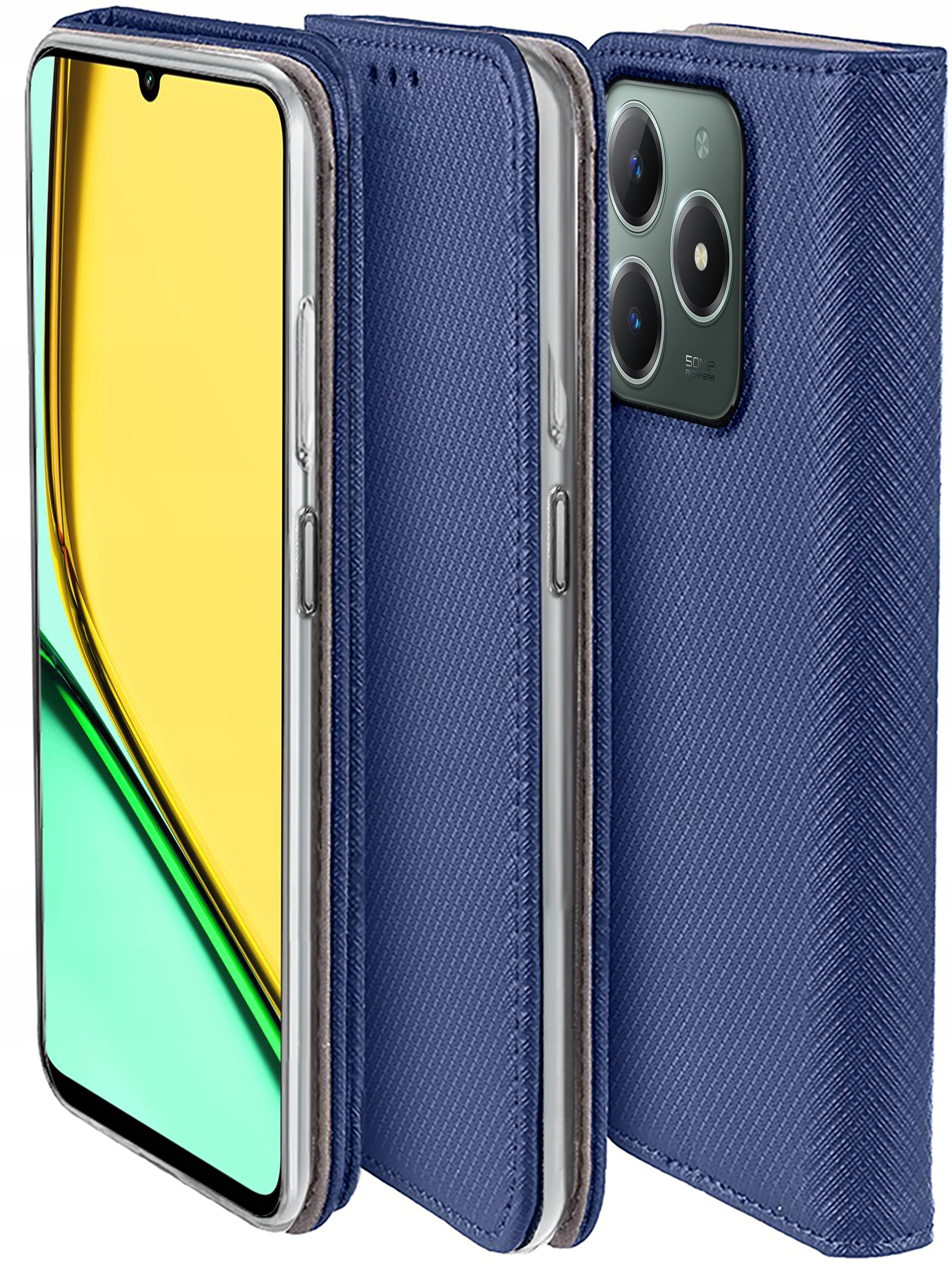 Etui do Realme C61 | C63 SMART MAGNET CASE PORTFEL + SZKŁO OCHRONNE 9H – Ochrona i styl w jednym
