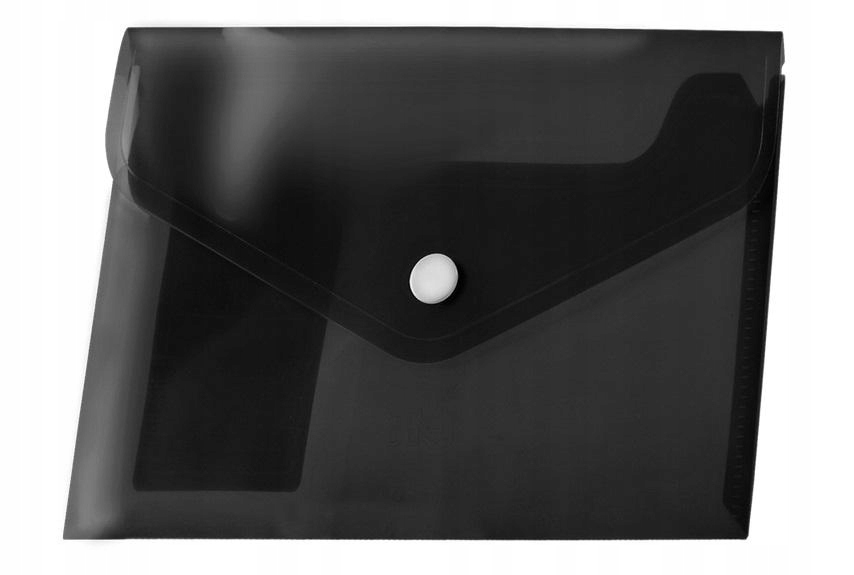 Koperta A4 PP na zatrzask czarna (12szt) – Idealne rozwiązanie dla biura