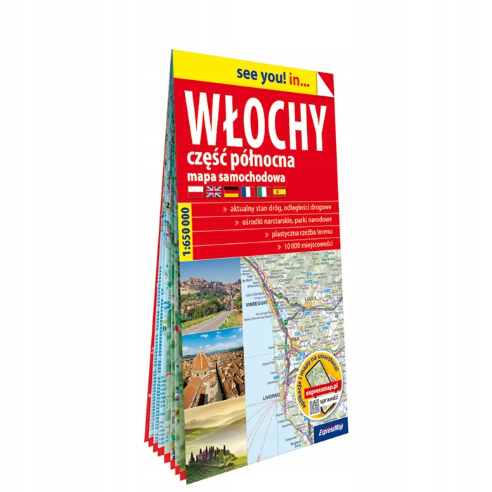Mapa samochodowa 'See you! in... Włochy cz. północna 1:650 000' – Twoja podróż do Włoch