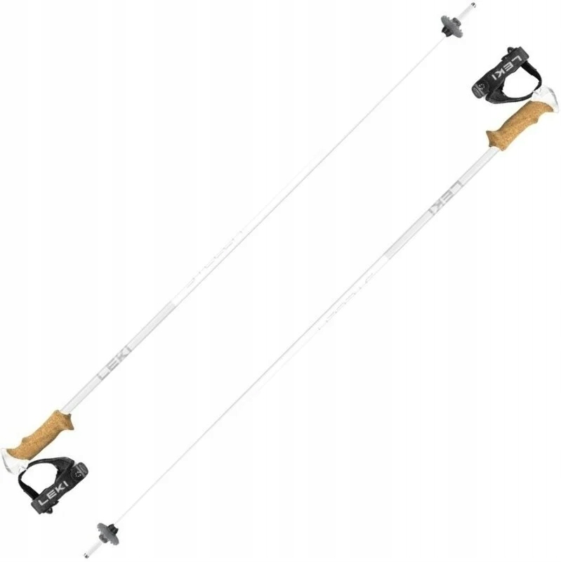 Leki LE KIJ STELLA S white/gold 125 – Idealne kijki narciarskie dla kobiet