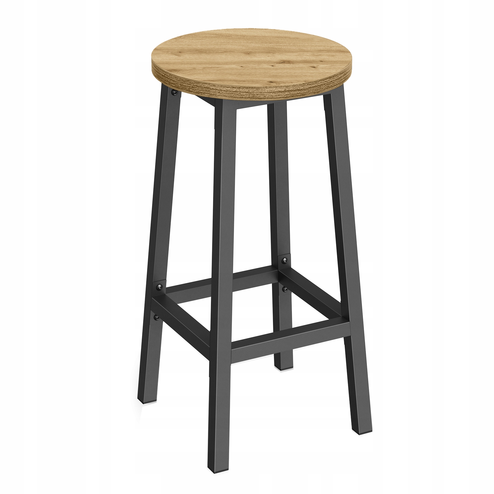 Taboret barowy - artisan / nogi czarne - LBC328B88 – Elegancja i styl w Twoim wnętrzu