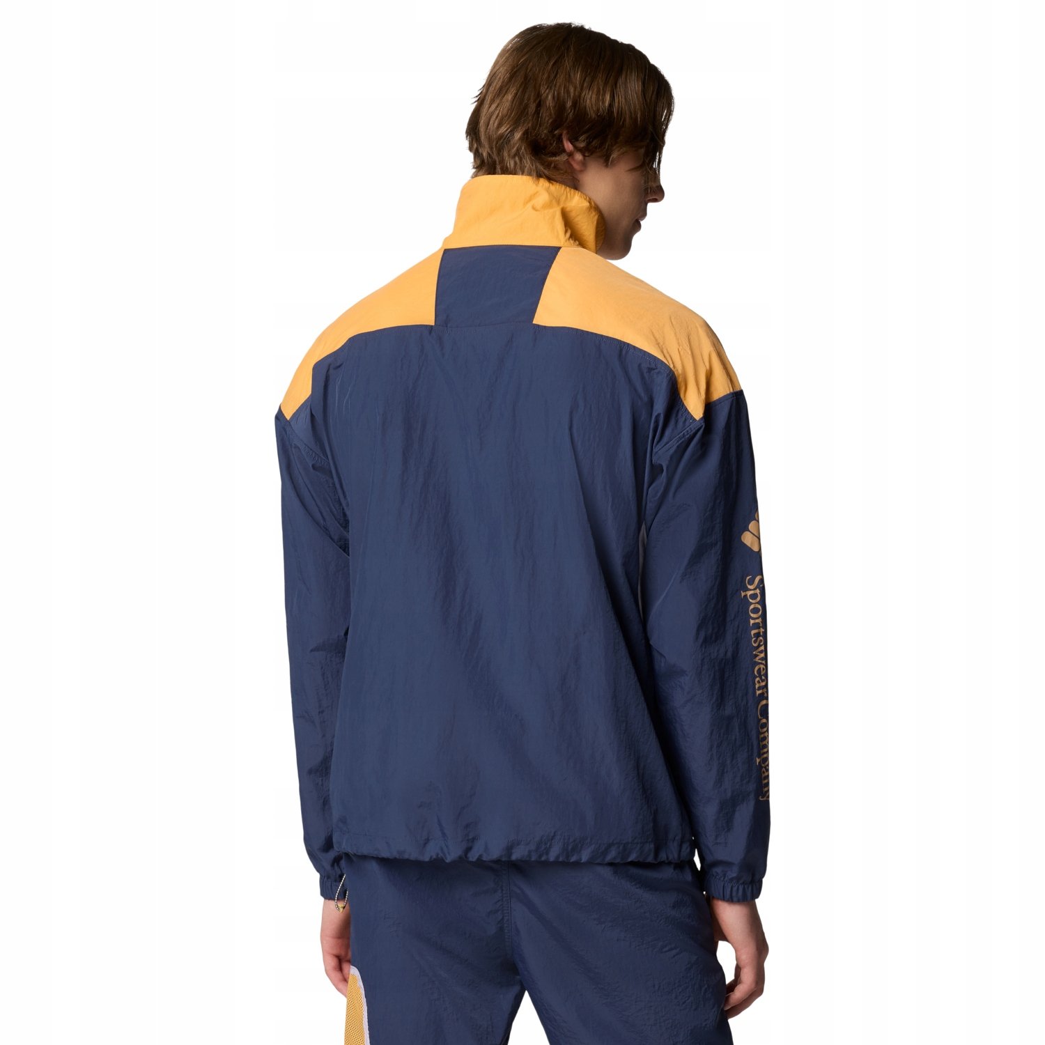 Columbia Riptide II Retro Windbreaker Anorak – Męska kurtka wiatrówka w kolorze granatowym