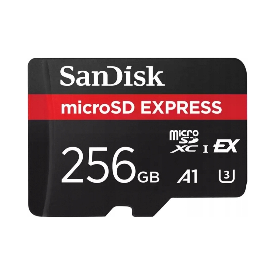 Karta SanDisk Express MicroSDXC 256 GB Class 10 UHS-I/U3 A1 V30 – Wydajność na najwyższym poziomie