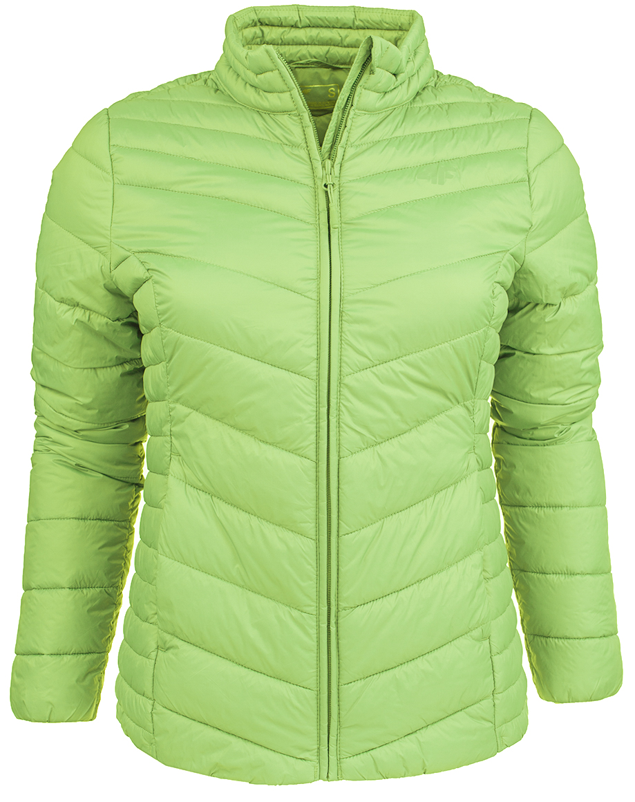 Kurtka damska puchowa 4F F094 zielona 4FSS23TDJAF094 – Komfort i styl na co dzień