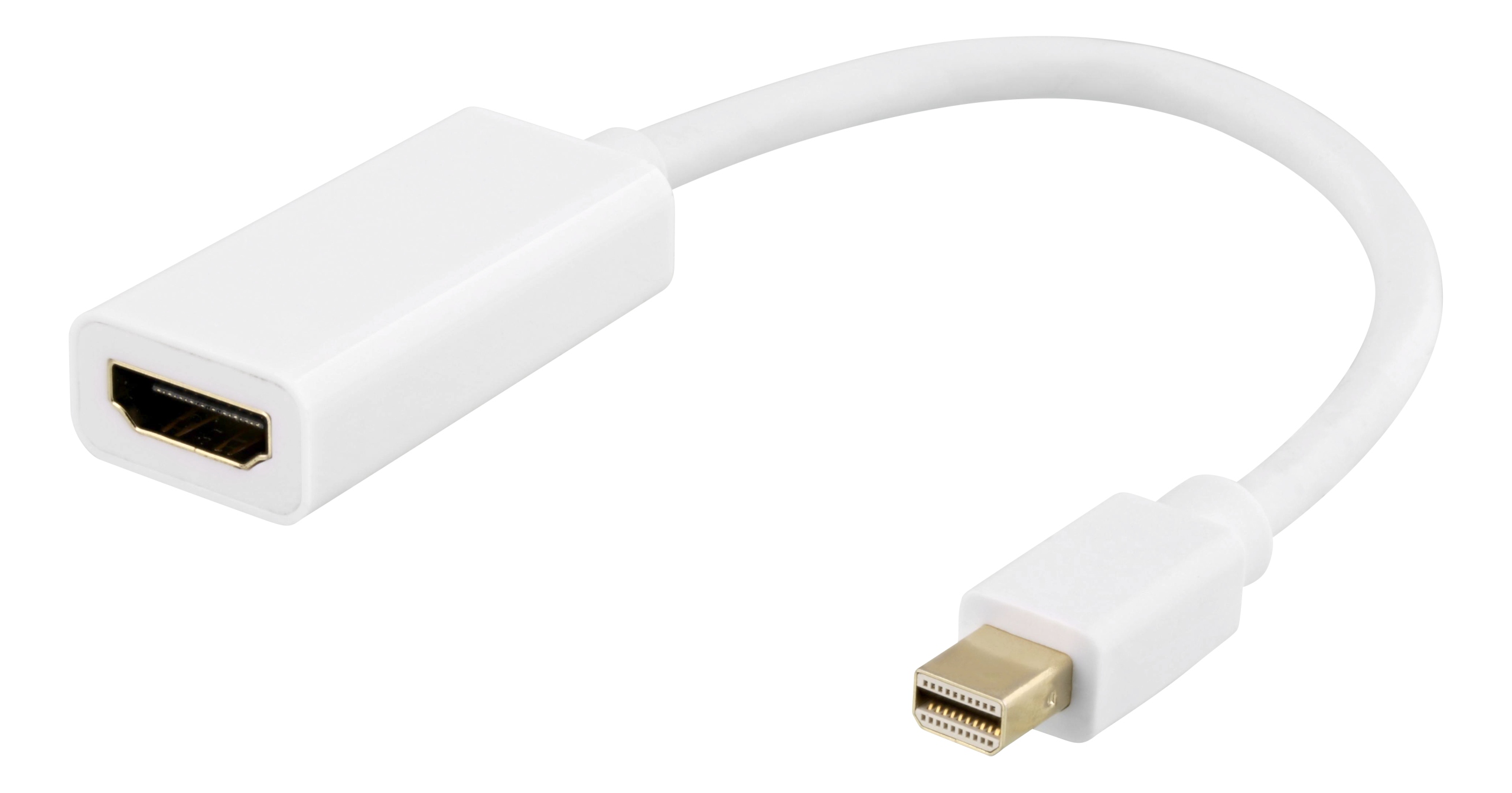 Adapter Deltaco DP-HDMI46 – Mini DisplayPort na HDMI w kompaktowej wersji