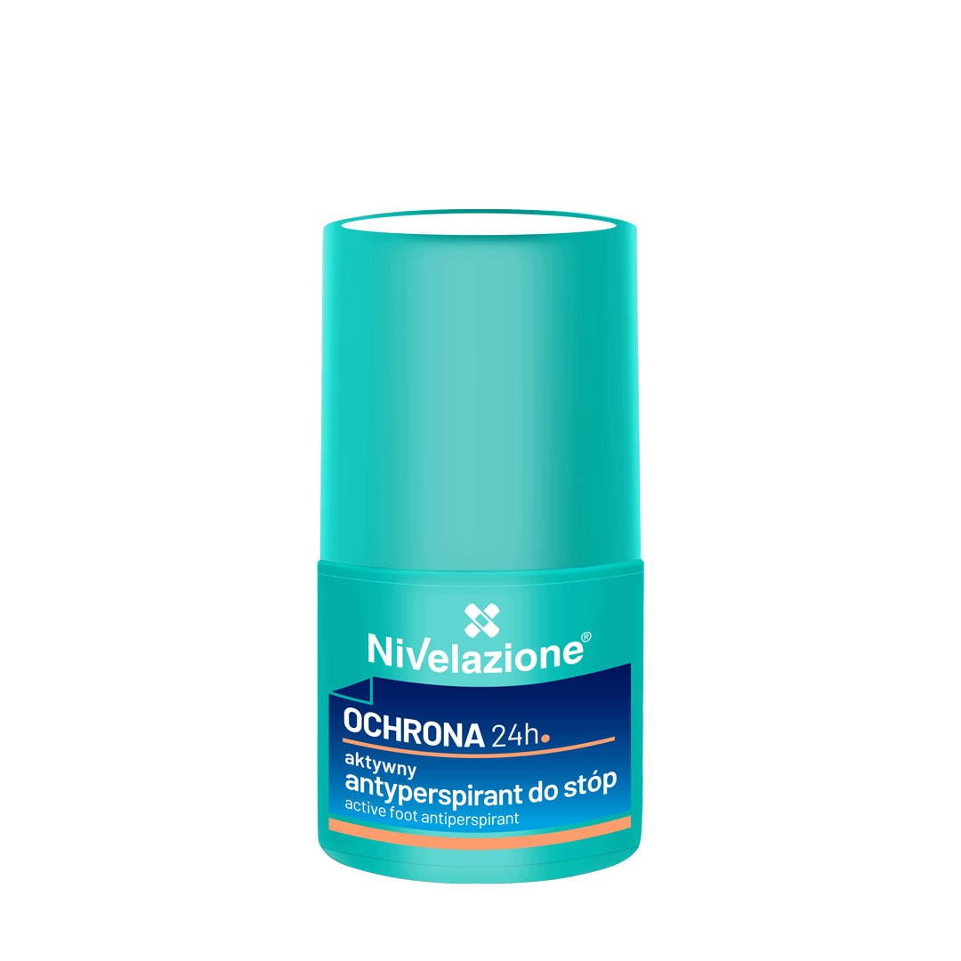 NIVELAZIONE Aktywny antyperspirant do stóp 50 ml – Skuteczna ochrona przed nadmierną potliwością