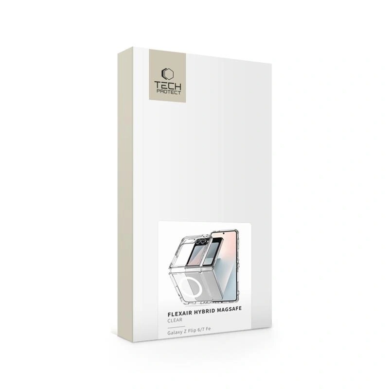 TECH-PROTECT FLEXAIR HYBRID MAGSAFE GALAXY Z FLIP 6 / 7 FE CLEAR – Elegancka ochrona dla Twojego smartfona
