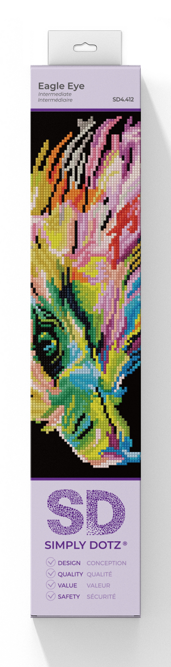 Zawartość zestawu: obrazek, diamenciki, tacka, wosk i rysik