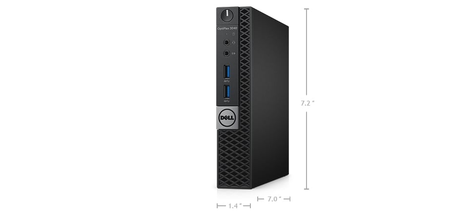 komputer stacjonarny OptiPlex 3040m — Wymiary i waga komputer stacjonarny OptiPlex 3040m — Wymiary i waga