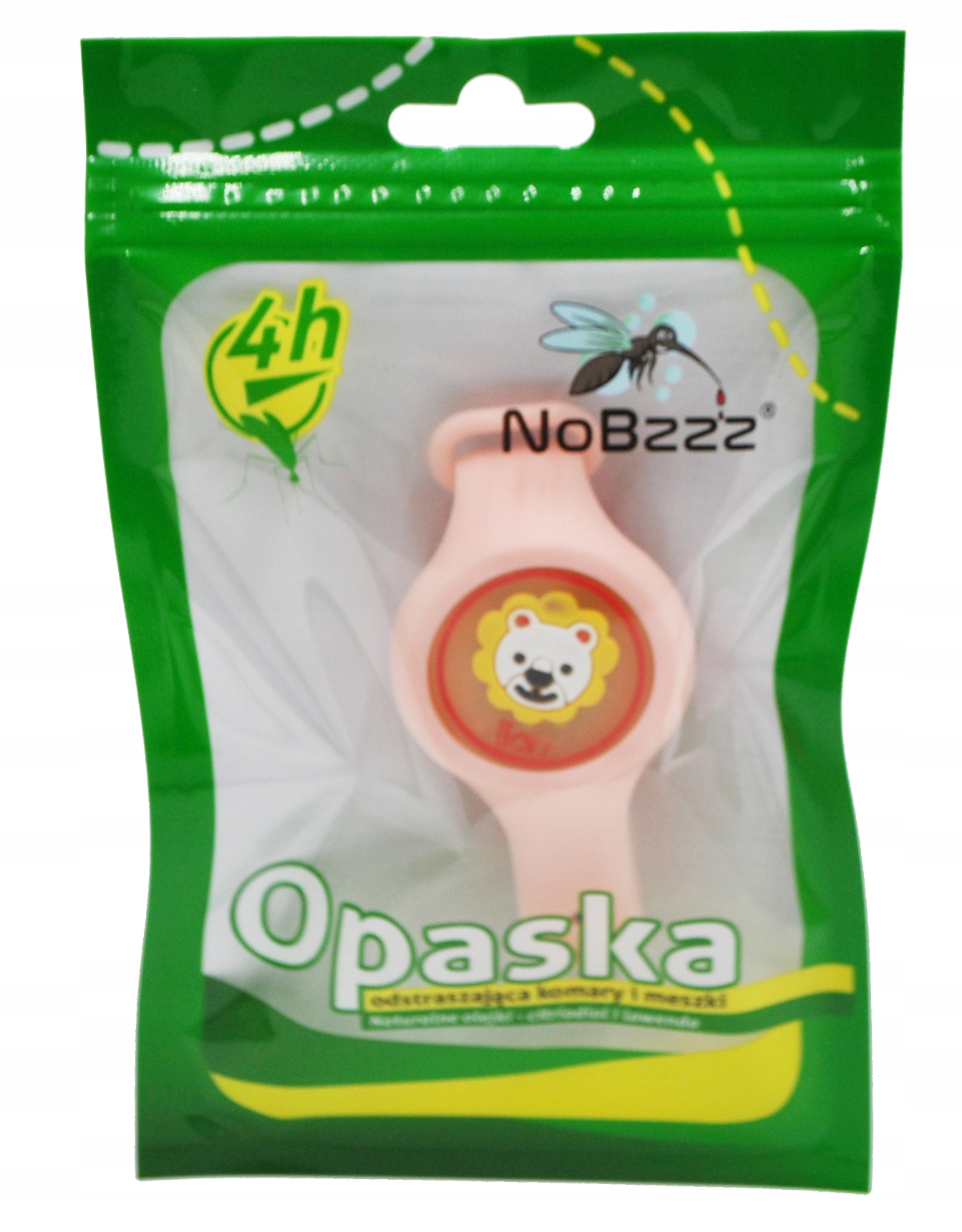 NoBzzz OPASKA NA KOMARY i MESZKI DLA DZIECI Lew – Naturalna ochrona przed owadami