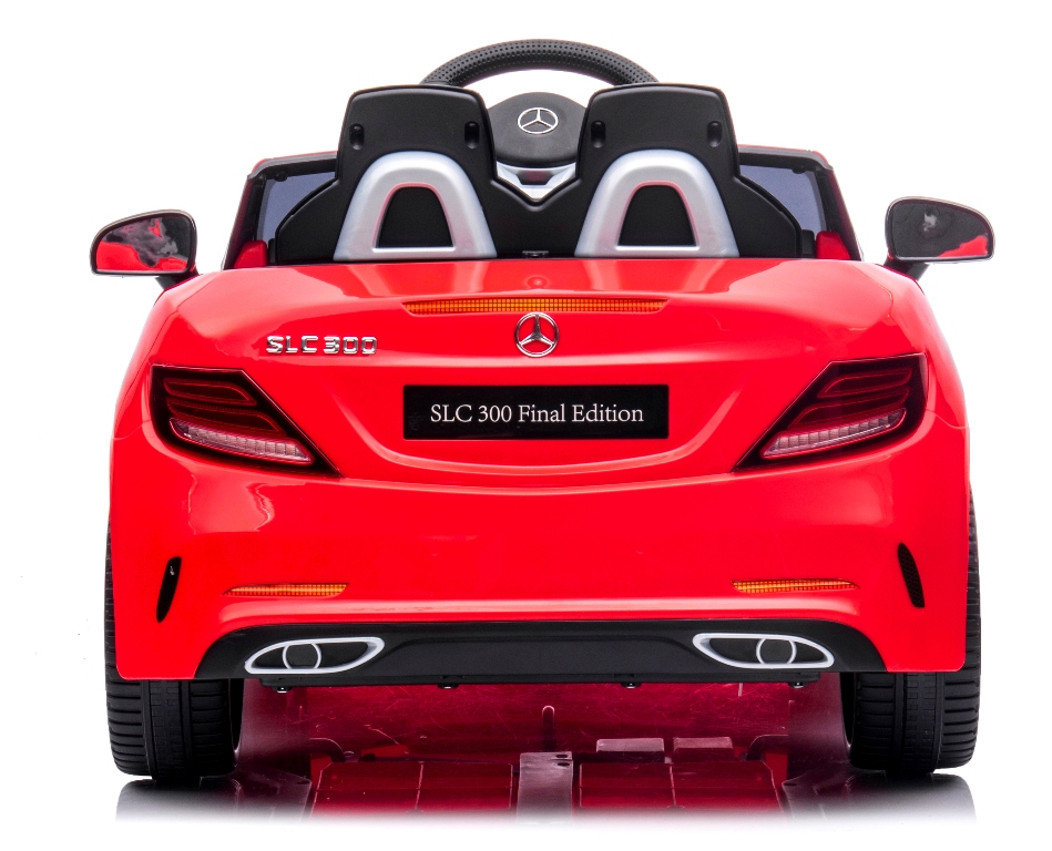 Mercedes SLC 300 – Czerwony sportowy samochód dla dzieci