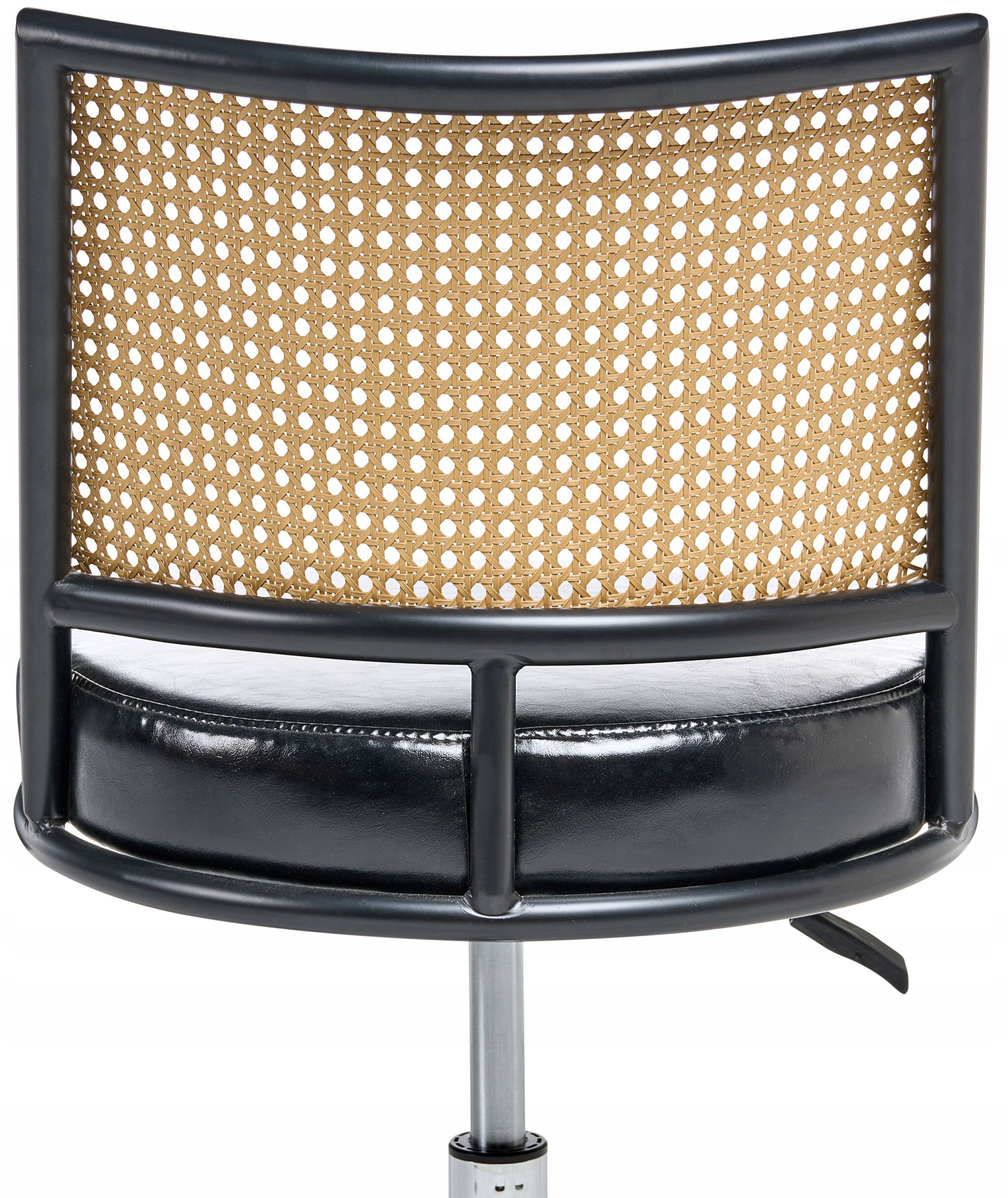 Krzesło obrotowe NOME Ekoskóra Czarny – Komfort i elegancja w biurze